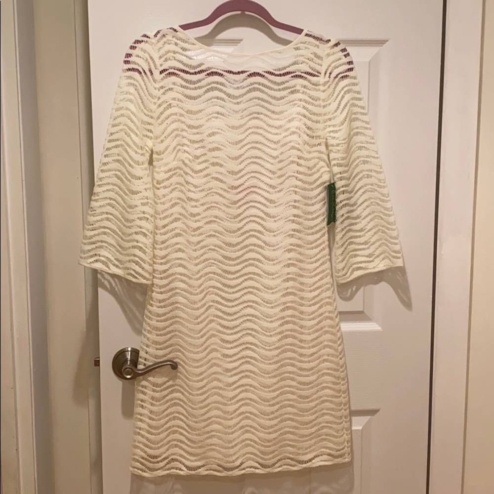 Lilly Pulitzer white/cream dress NWT!